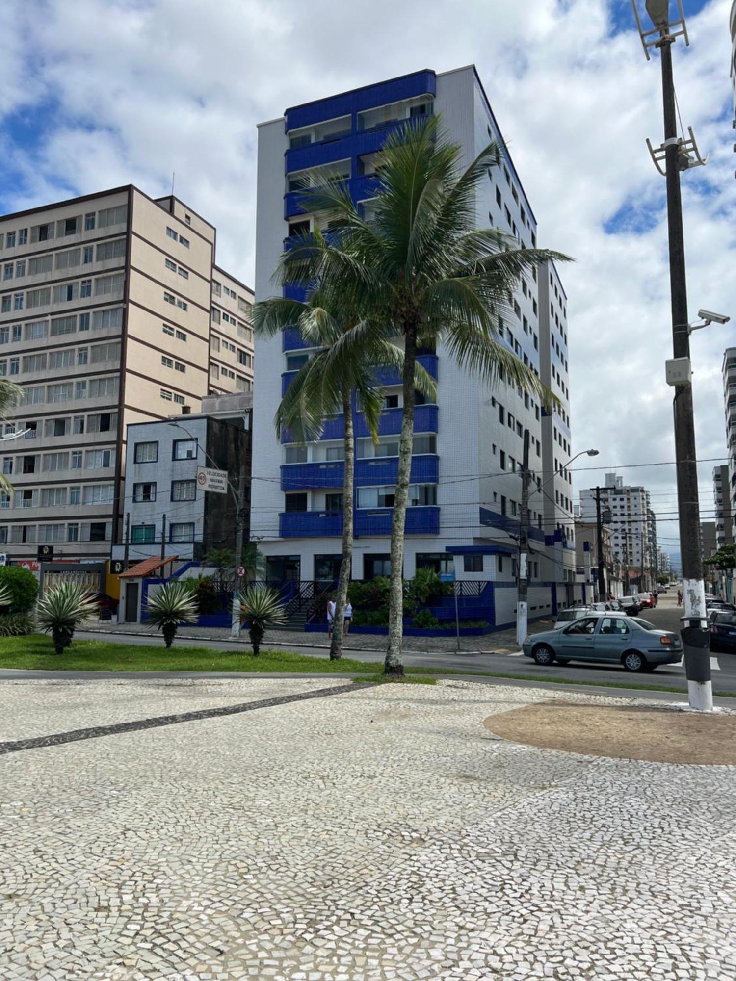 Guilhermina Pe Na Areia Vista Mar Praia Grande  Exterior foto