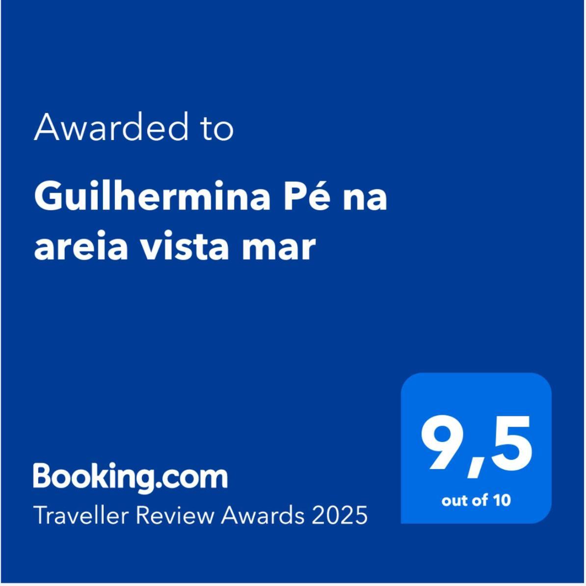 Guilhermina Pe Na Areia Vista Mar Praia Grande  Exterior foto